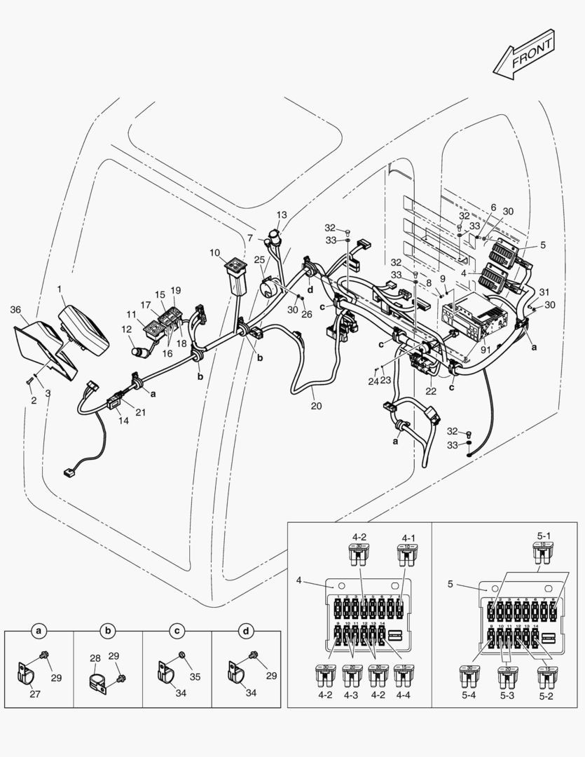 1780 ELECTRIC PARTS - CABIN [5001~5006]