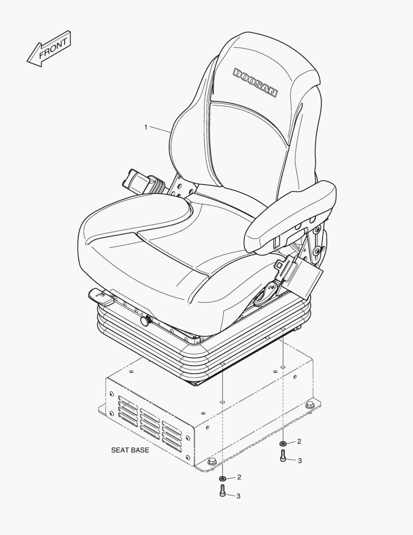 5320 SEAT ASS`Y - AIR SUSPENSION