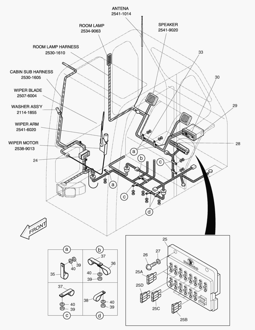 ЭЛЕКТРИЧЕСКИЕ ЗАПЧАСТИ(3)-КАБИНА
