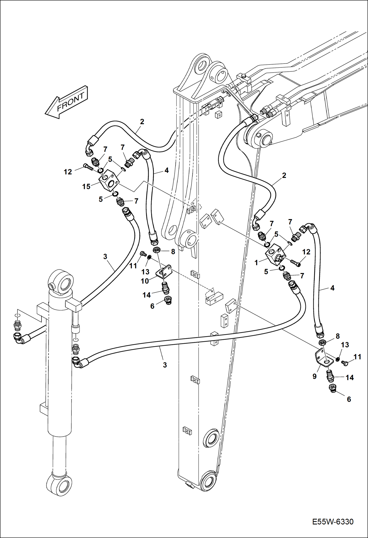 ГРЕЙФЕРНЫЙ КОВШ) (СЕРИЙНЫЙ НОМЕР AEFB10001 - AEFB11010)