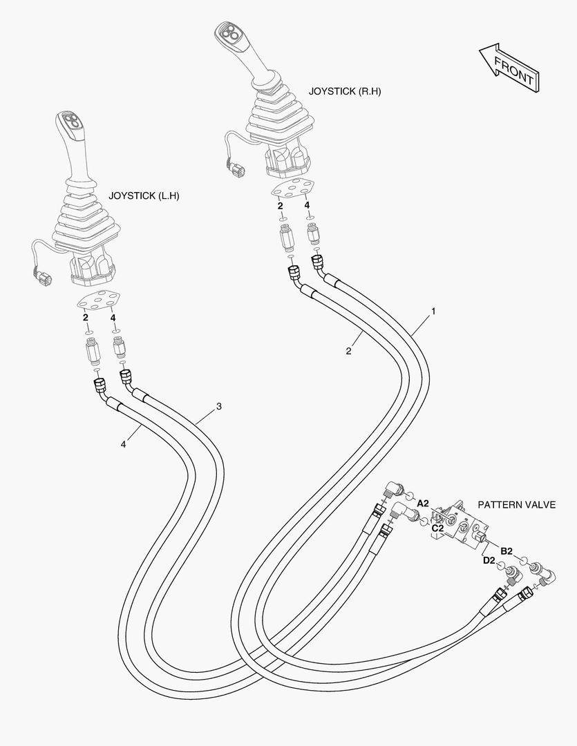 ТРУБОПРОВОД СЕРВОУПРАВЛЕНИЯ - ИЗМЕНЕНИЕ РЕЖИМА(2)