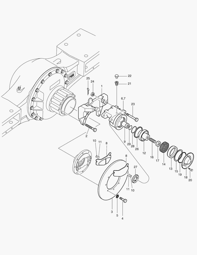 Схема 3431 PARKING BRAKE-SUPER MAX. TRAC [1220~]