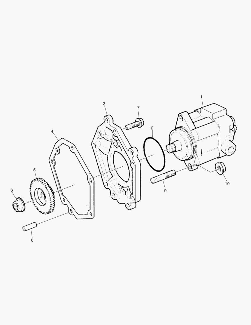 G011-104 HYDRAULIC PUMP MOUNTING