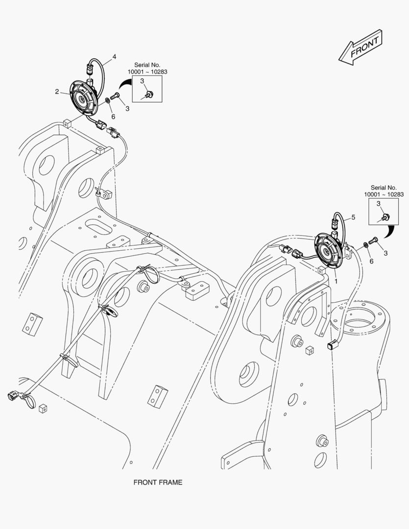 5370 ELECTRIC PARTS - FRONT(EUROPE)