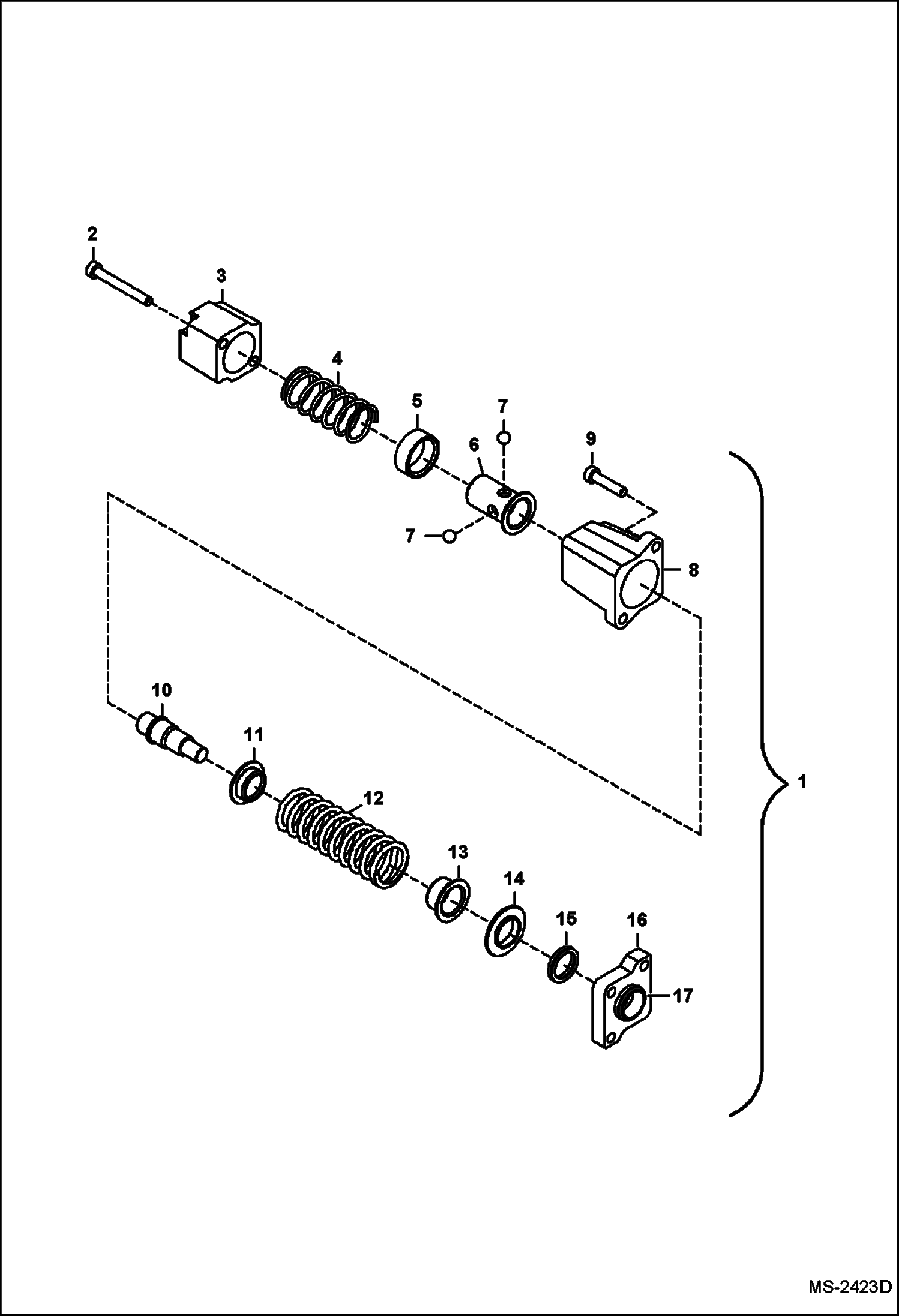 ЭКСКАВАТОР-ПОГРУЗЧИК (РЕГУЛИРУЮЩИЙ КЛАПАН - УСТРОЙСТВА УПРАВЛЕНИЯ) (7BH B3BG)