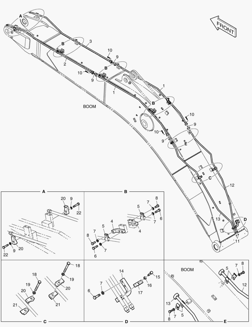 ГИДРОСИСТЕМА СТРЕЛЫ-ВРАЩЕНИЕ