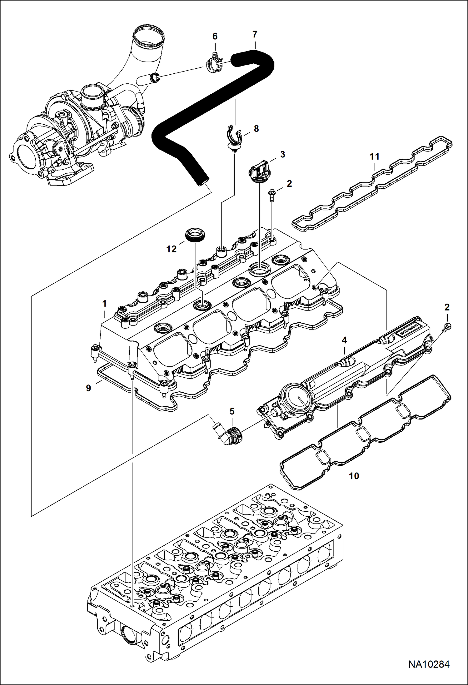 КРЫШКА КОРОМЫСЛА КЛАПАНА