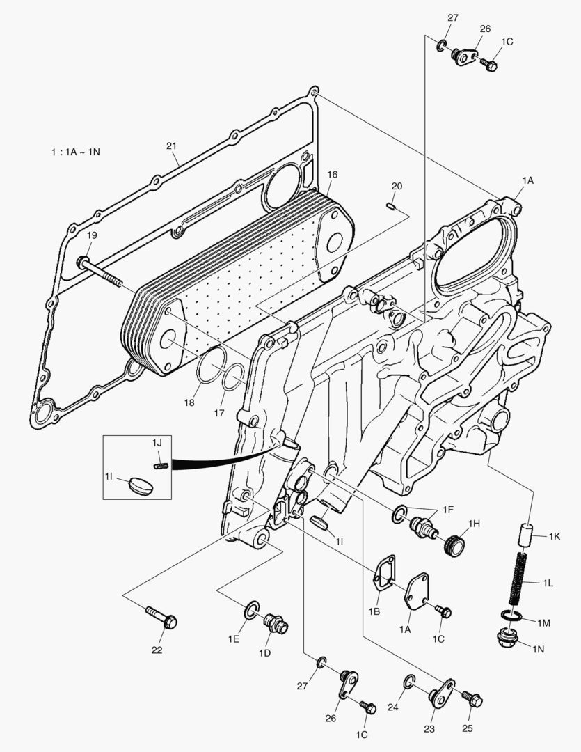 G011-190 OIL COOLER