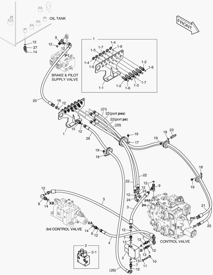 6050 PILOT PIPING - THUMB WHEEL