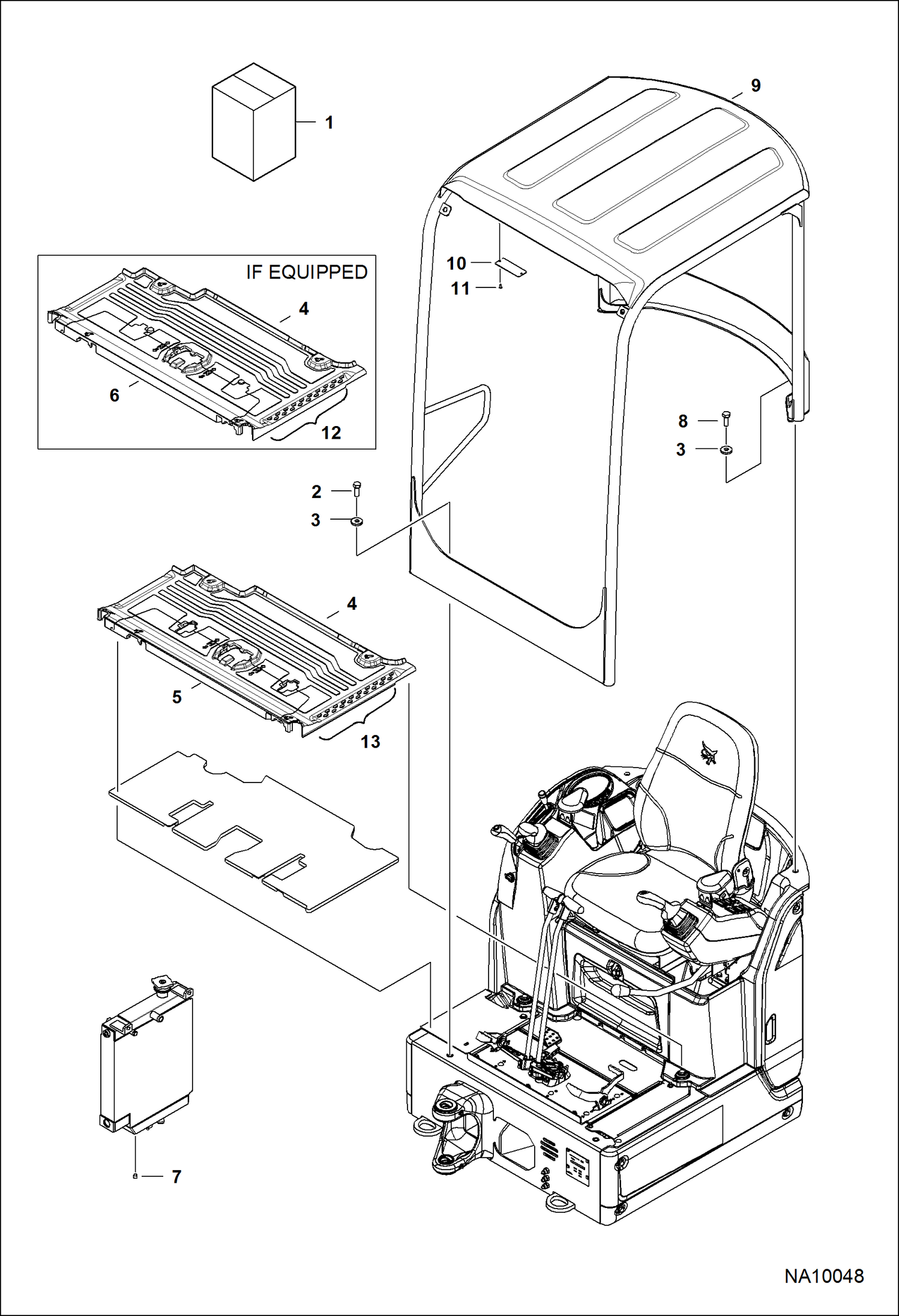 НАВЕС НАД СИДЕНЬЕМ ВОДИТЕЛЯ