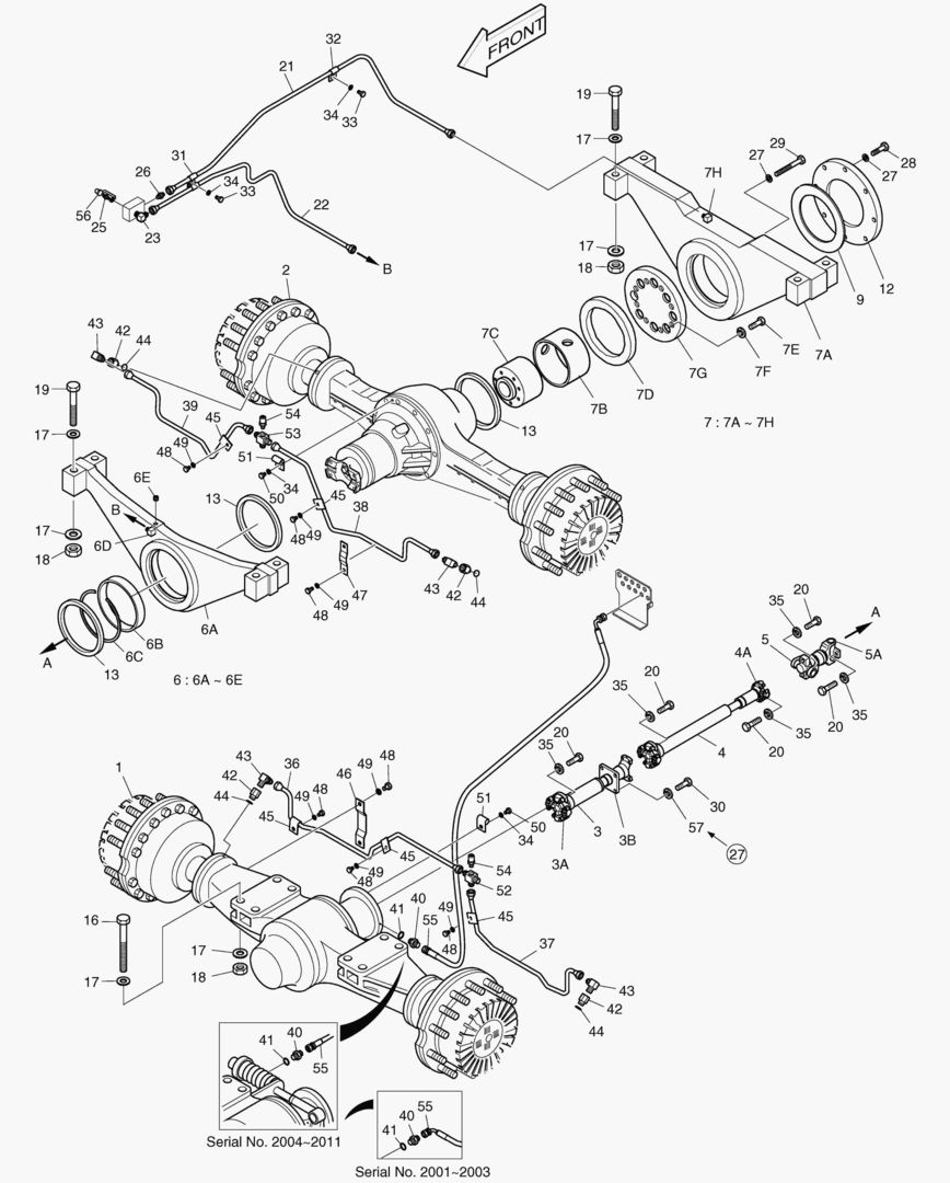 1150 AXLE & DRIVE SHAFT-MAX. TRAC