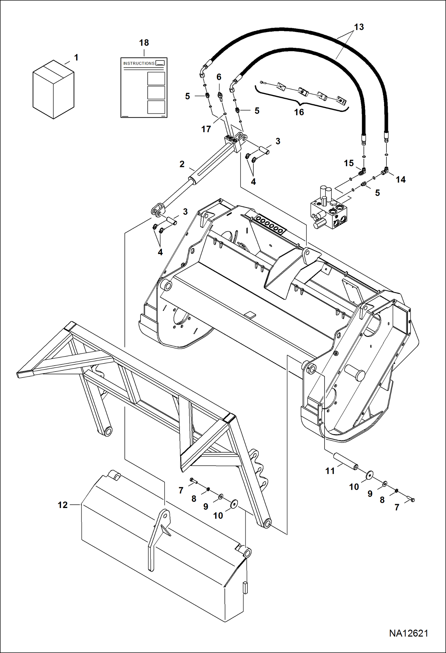 КУСТОРЕЗ (КОМПЛЕКТ ПЕРЕДНИХ ДВЕРЕЙ) (FRC70 B48D)