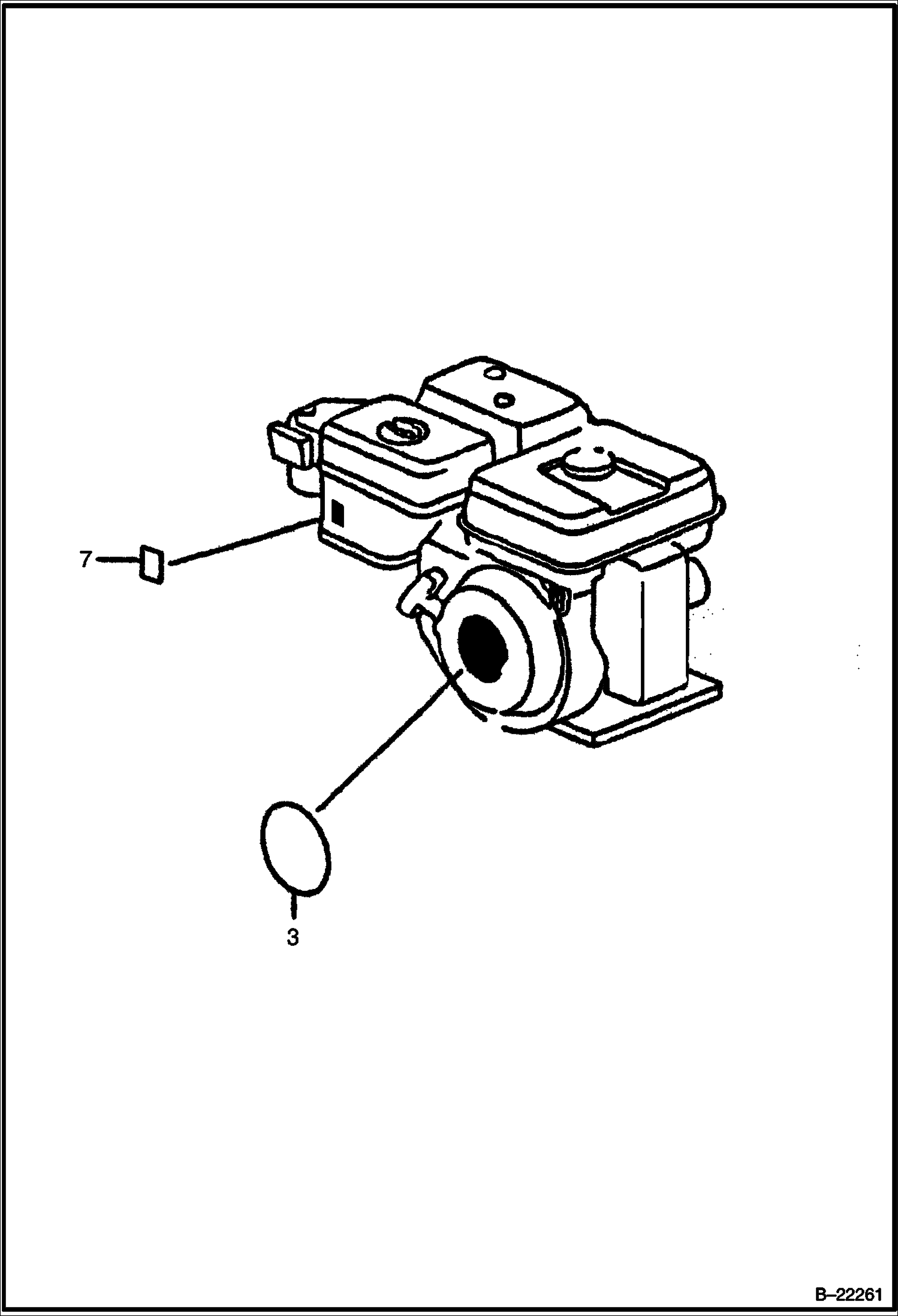 HONDA ДВИГАТЕЛЬ (ВОЗДУШНАЯ ЗАСЛОНКА)