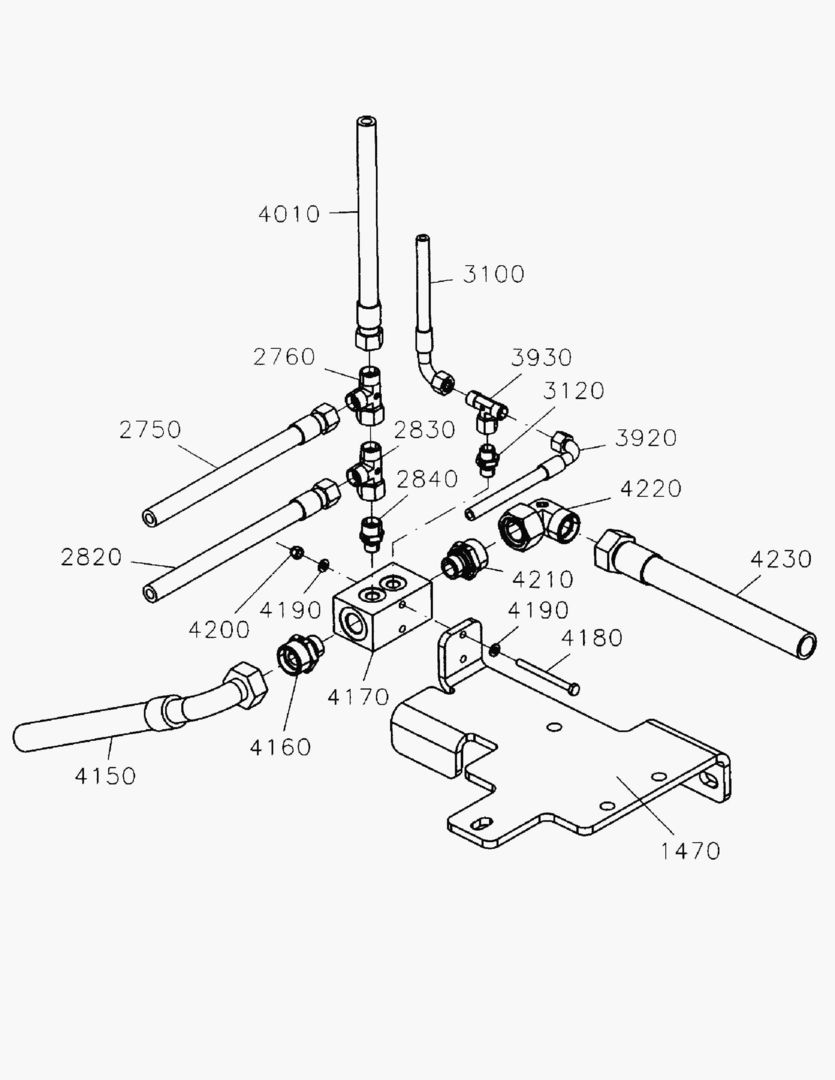 Спецтехника G190-44A RETURN LINE MANIFOLD [810053~]