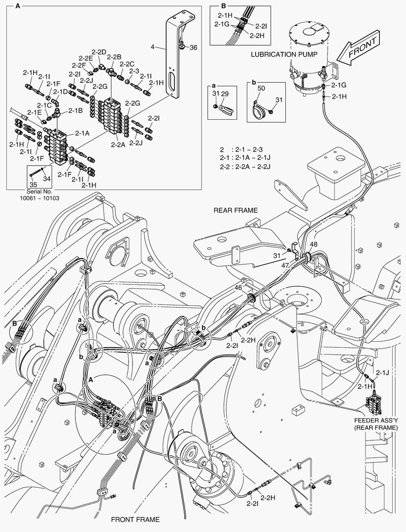 5920 LUBRICATION - FEEDER(FRONT FRAME) [10061~]