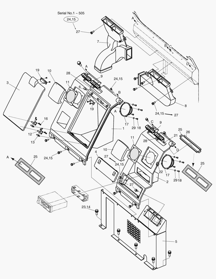 КРЫШКА ОБОГРЕВАТЕЛЯ В СБОРЕ