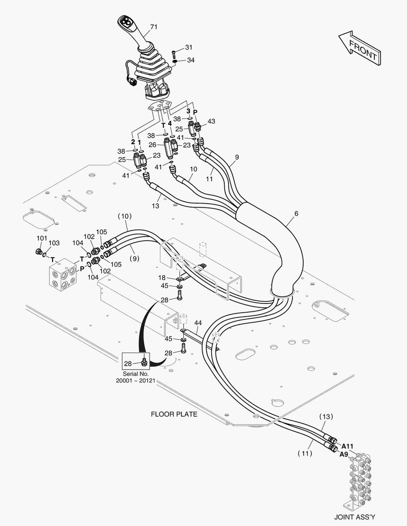 ТРУБОПРОВОД СЕРВОУПРАВЛЕНИЯ(7)