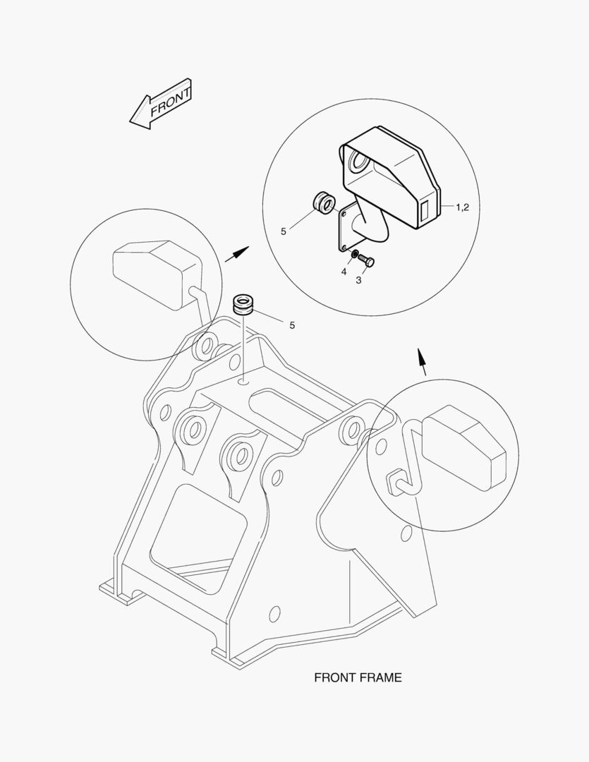 ПОДДЕРЖКА ПЕРЕДНЕЙ ЛАМПЫ