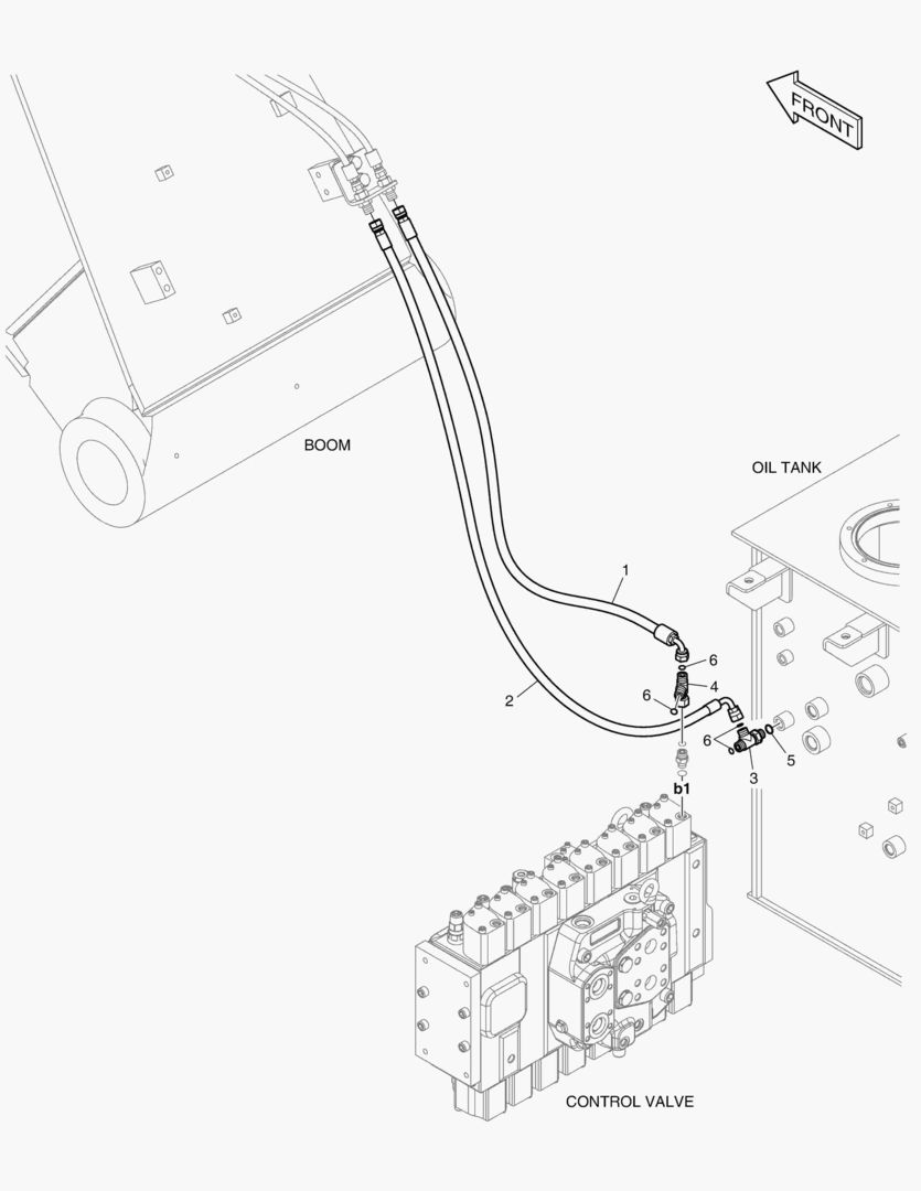 ТРУБОПРОВОД СЕРВОУПРАВЛЕНИЯ-КЛАПАН ЗАМКА РУКОЯТИ