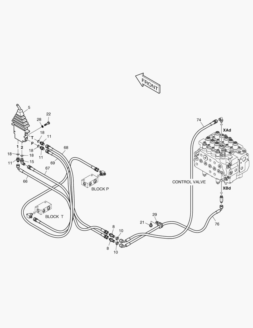 ТРУБОПРОВОД СЕРВОУПРАВЛЕНИЯ(8)