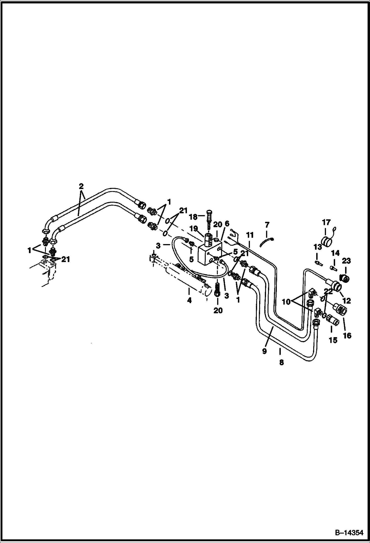 ПИТАНИЕ СИСТЕМЫ НАКЛОНА (ГИДРАВЛИКА И ЭЛЕКТРИКА) (72-- 925100101 - 00552)