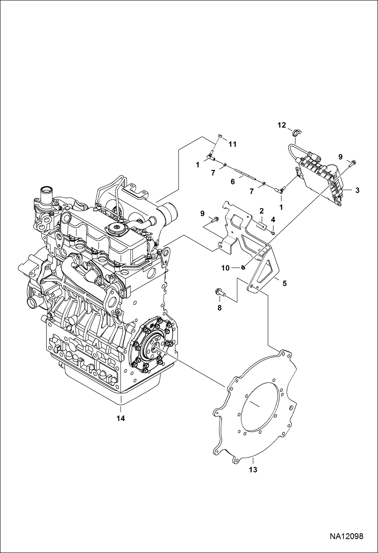 Схема МЕХАНИЗМ УПРАВЛЕНИЯ ДРОССЕЛЬНОЙ ЗАСЛОНКОЙ (СЕРИЙНЫЙ НОМЕР A94H И ВЫШЕ, AC2N И ВЫШЕ)