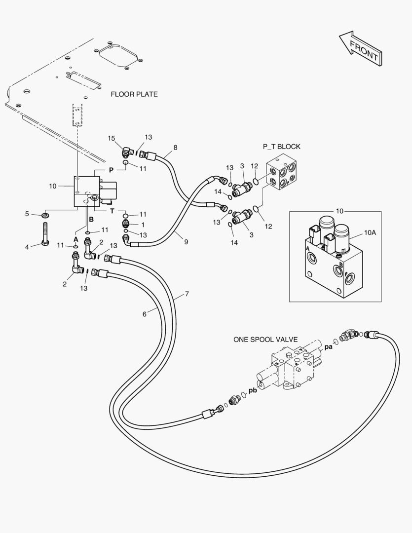 ТРУБОПРОВОД СЕРВОУПРАВЛЕНИЯ - ВРАЩАЮЩИЙСЯ