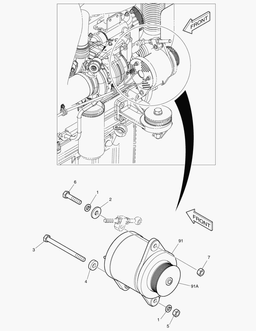 УСТАНОВКА ГЕНЕРАТОРА ПЕРЕМЕННОГО ТОКА