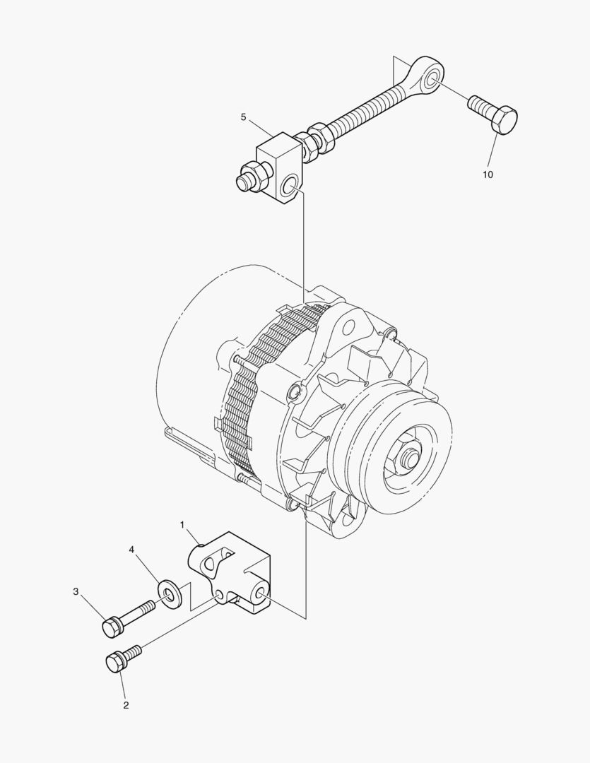 Схема УСТАНОВКА ГЕНЕРАТОРА ПЕРЕМЕННОГО ТОКА