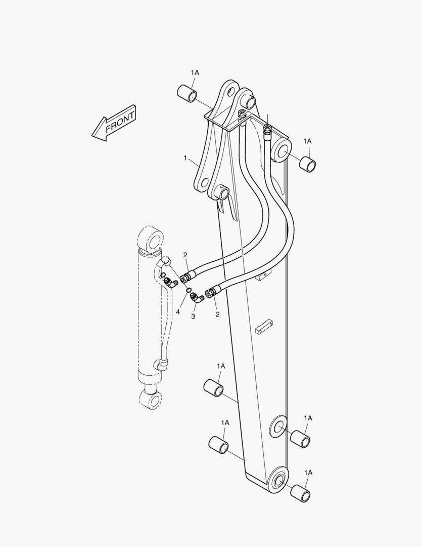 РУКОЯТЬ В СБОРЕ - 1.3 м