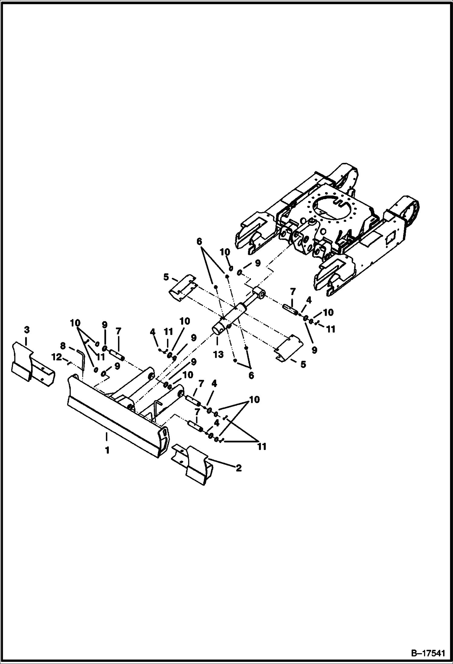ОТВАЛ (СЕРИЙНЫЙ НОМЕР 562320001 И ВЫШЕ, 517811001 И ВЫШЕ)