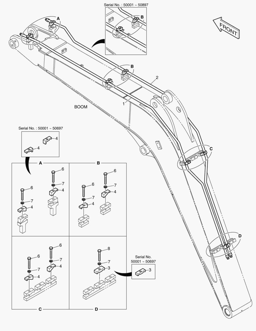 ГИДРОСИСТЕМА СТРЕЛЫ - ВРАЩАЮЩИЙСЯ