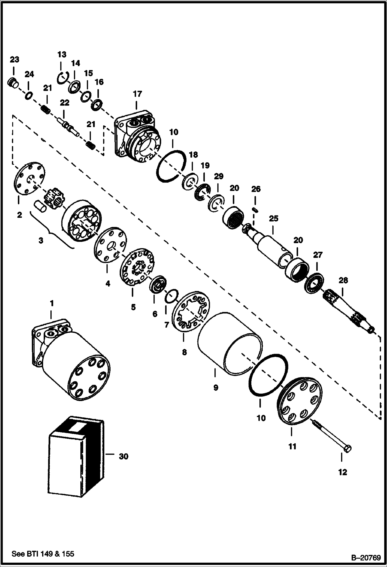 ГИДРОСТАТИЧЕСКИЙ ДВИГАТЕЛЬ (ROSS MAE 24032 И MAE 24033)