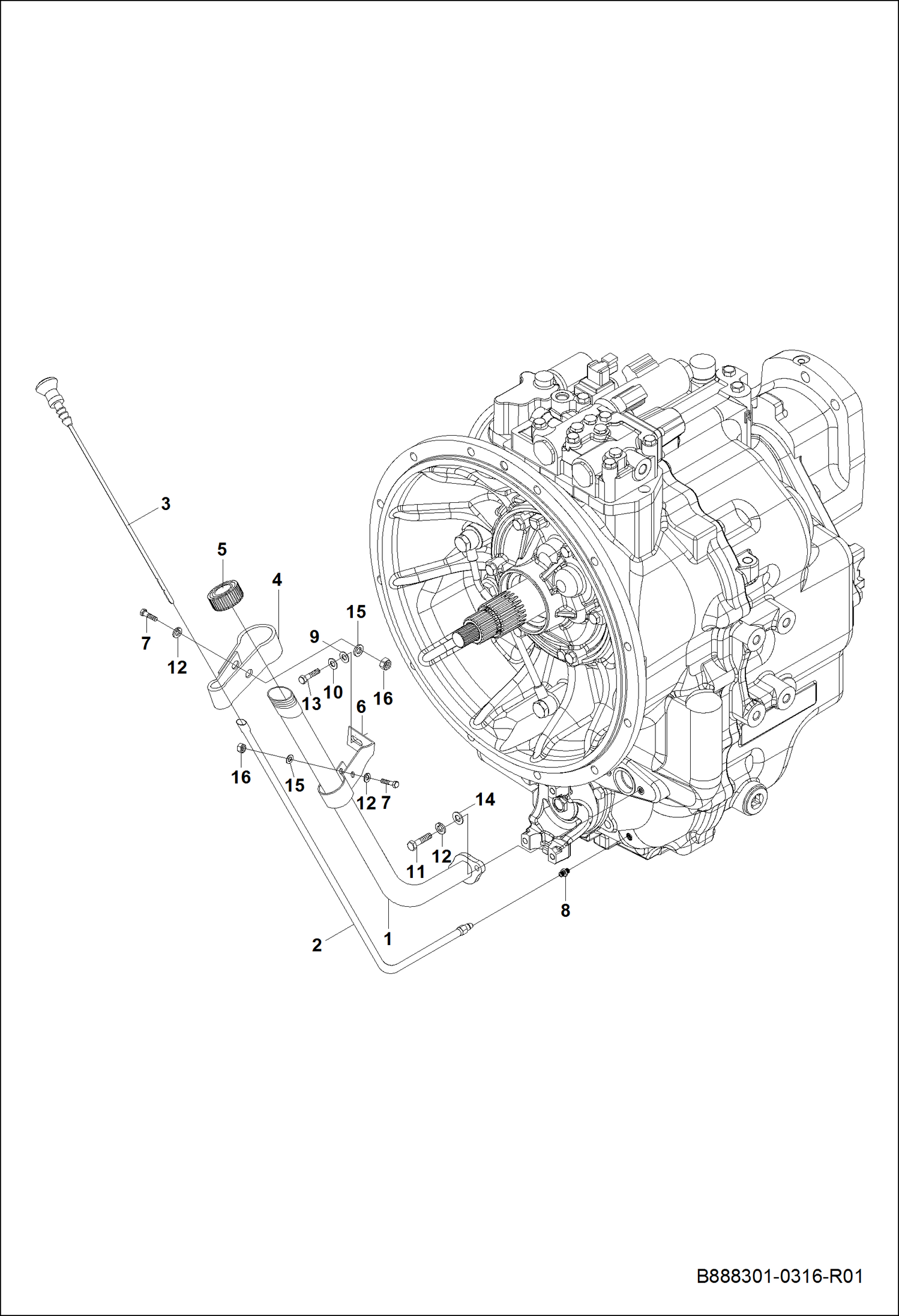 ТРАНСМИССИЯ - ЩУП КОРОБКИ ПЕРЕДАЧ