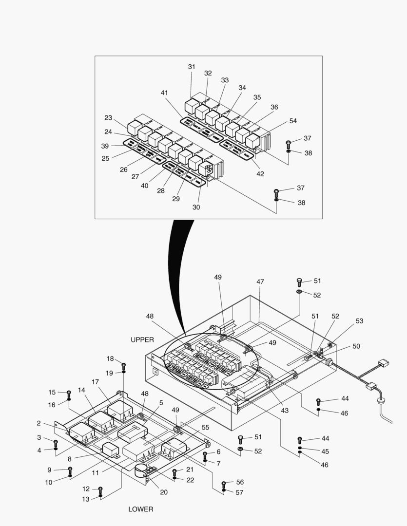 ЭЛЕКТРОШКАФ В СБОРЕ(2)-ЗАПЧАСТИ