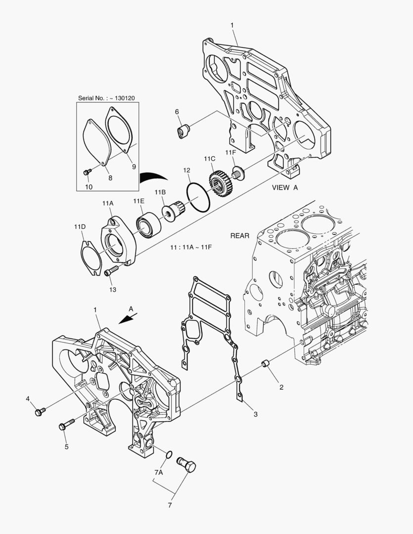 КАРТЕР РАСПРЕДЕЛИТЕЛЬНЫХ ШЕСТЕРЕН