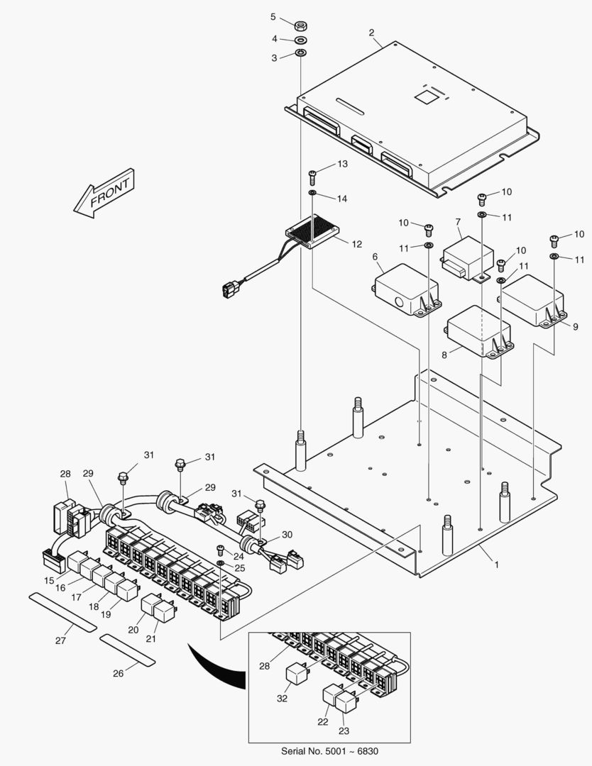 1670 ELECTRIC BOX ASS`Y [5001~9129]