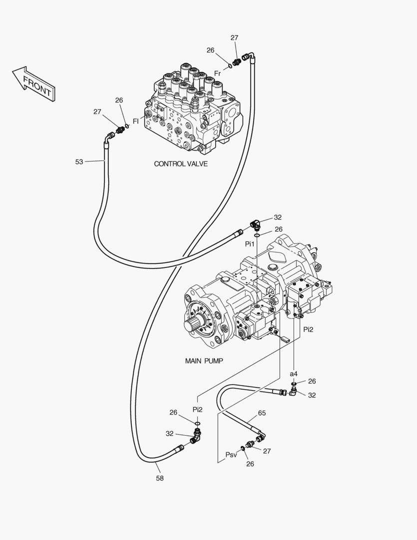ТРУБОПРОВОД СЕРВОУПРАВЛЕНИЯ(8)