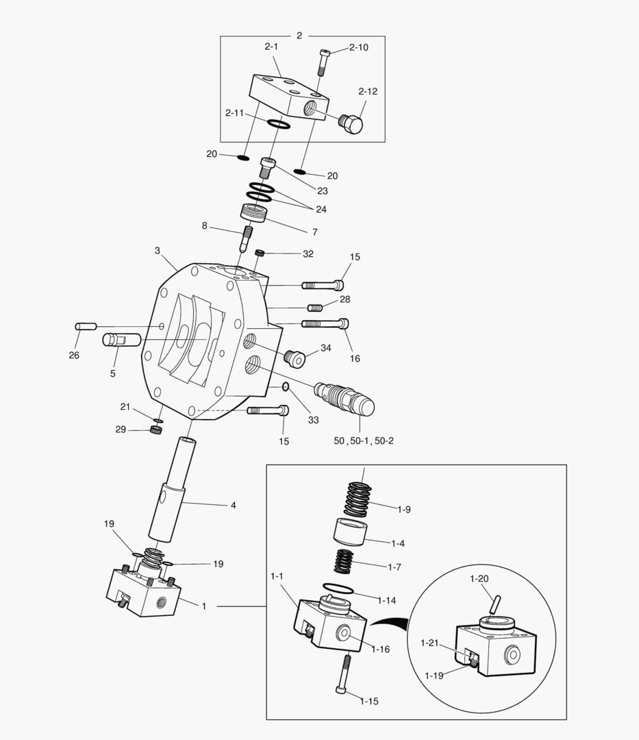 ХОДОВОЙ ГИДРОМОТОР - ЗАПЧАСТИ УПРАВЛЕНИЯ