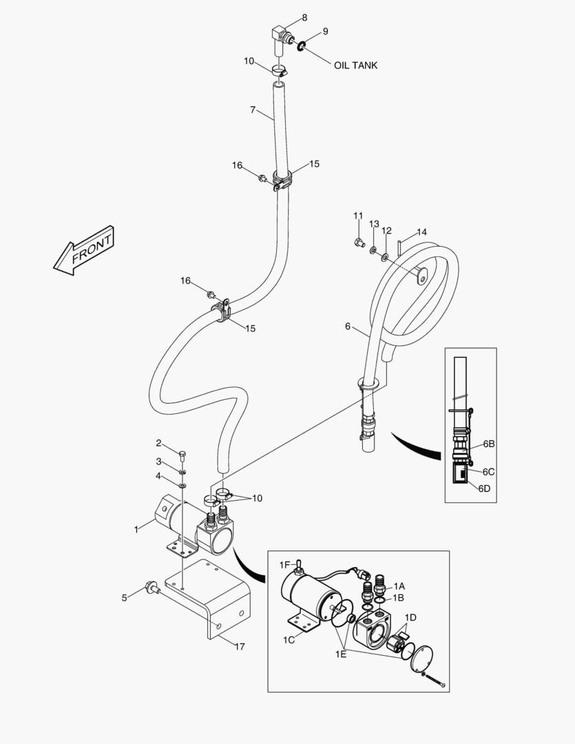 Спецтехника 6250 PUMP ASS`Y;FUEL FILLER