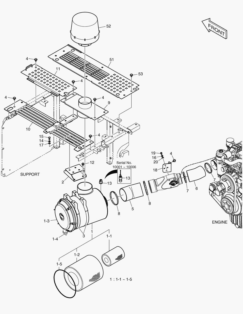 Схема 1200 AIR CLEANER