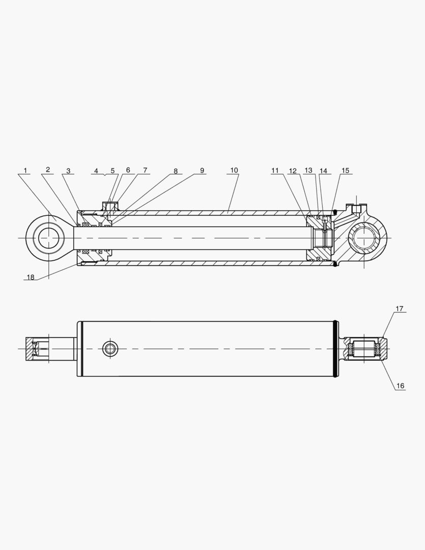3290 STEERING CYLINDER(TY)
