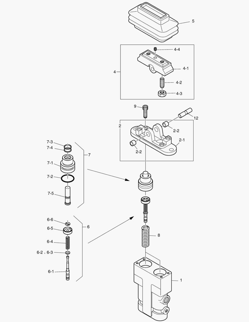 4350 PEDAL VALVE-TWO WAY & ROTATING