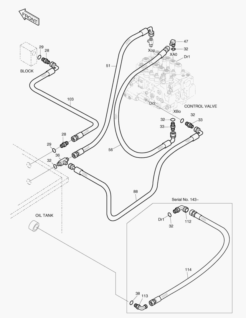 ТРУБОПРОВОД СЕРВОУПРАВЛЕНИЯ(8)