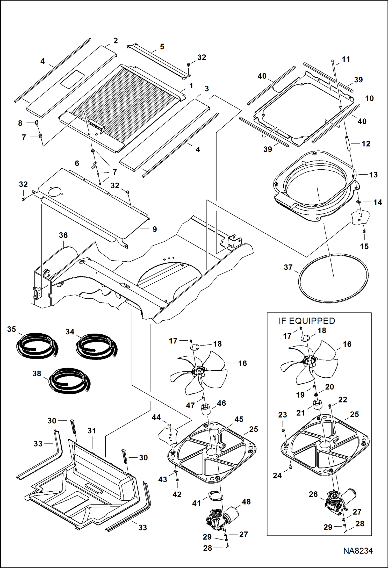 СИСТЕМА ОХЛАЖДЕНИЯ (СЕРИЙНЫЙ НОМЕР AN8T12183 И ВЫШЕ, ATF711001 И ВЫШЕ )