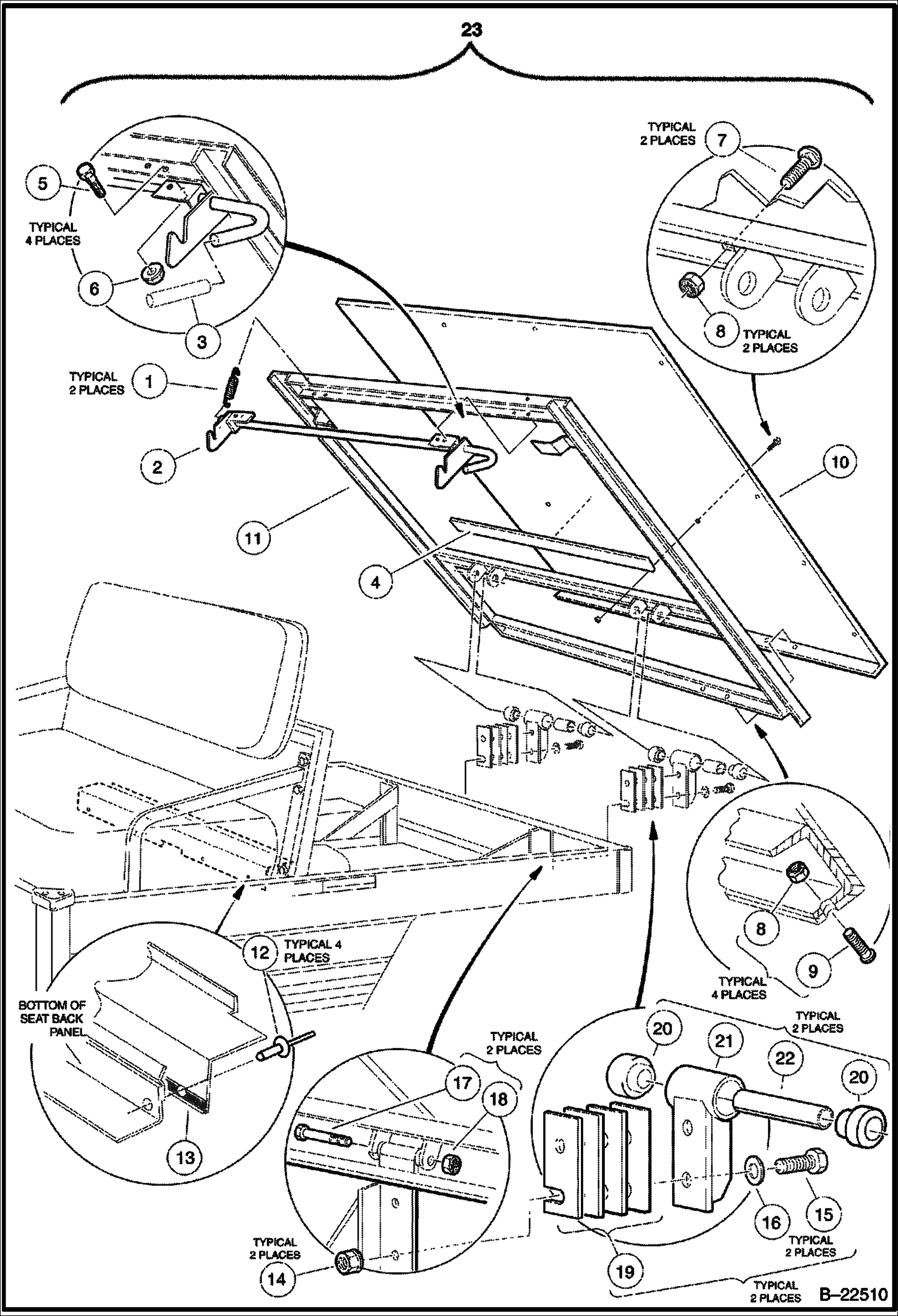 ОПРОКИДЫВАЮЩАЯСЯ ПЛАТФОРМА, ПЕТЛЯ И ЗАЩЕЛКА (2100S)