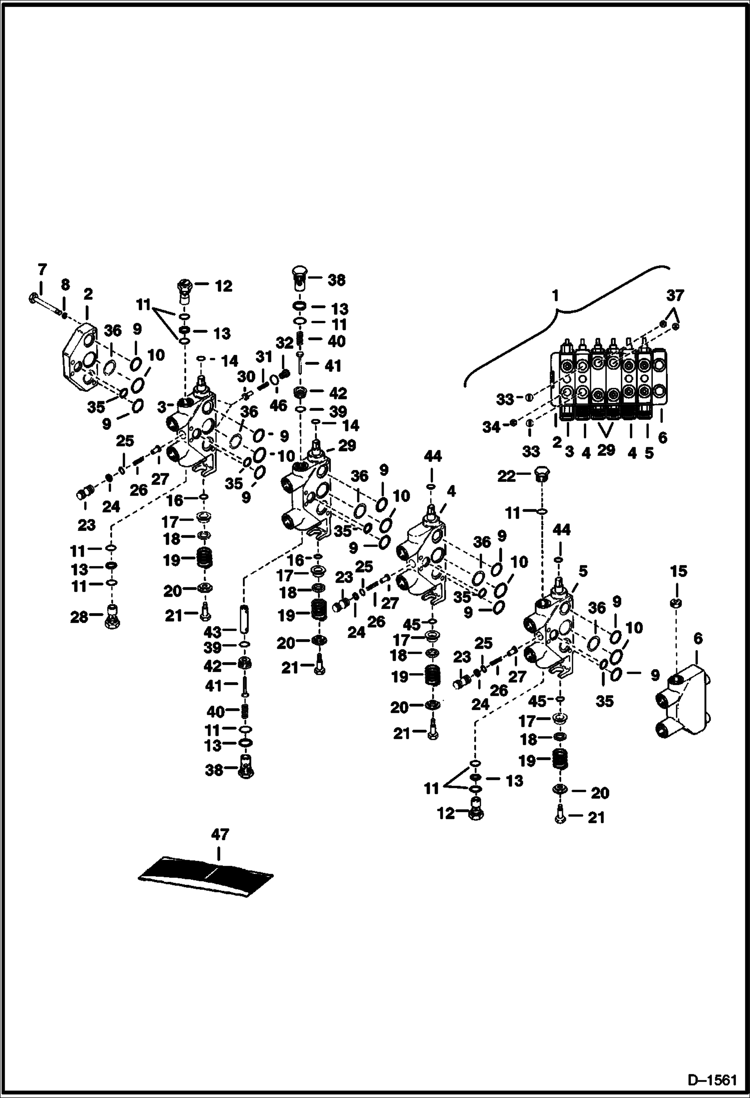 ЭКСКАВАТОР-ПОГРУЗЧИК (КЛАПАН) (CESSNA) (907 195600101 - 01425)
