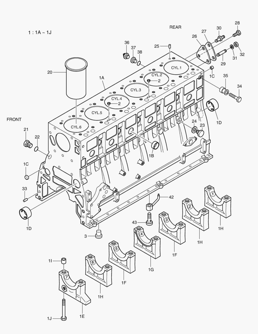 БЛОК ЦИЛИНДРОВ