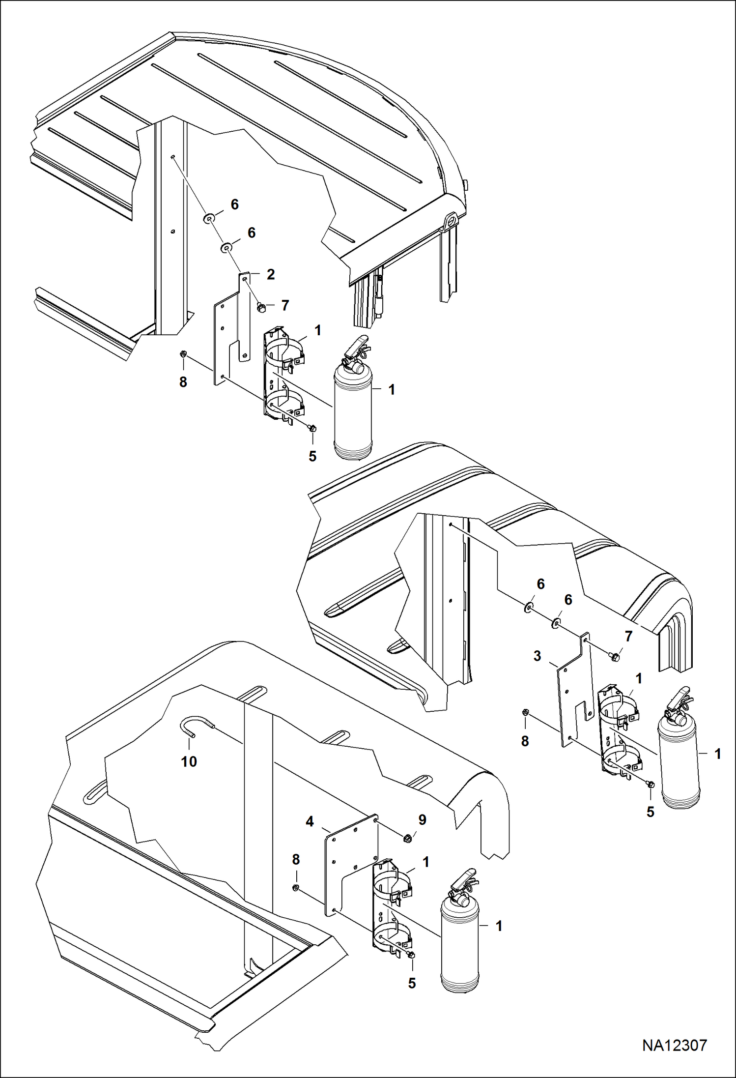Схема ОГНЕТУШИТЕЛЬ (EMEA)