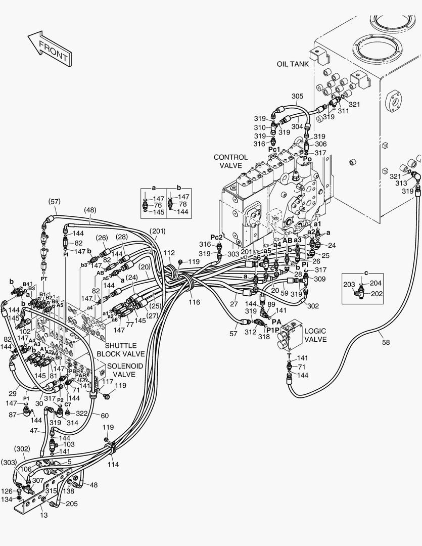 ТРУБОПРОВОД СЕРВОУПРАВЛЕНИЯ(5)